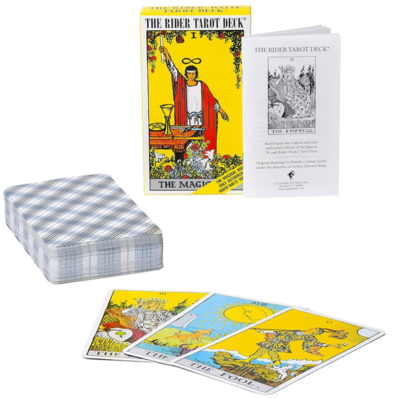 Authentic Rider-Waite Tarot De - Tarot Deck With Guidebook recension och pris
