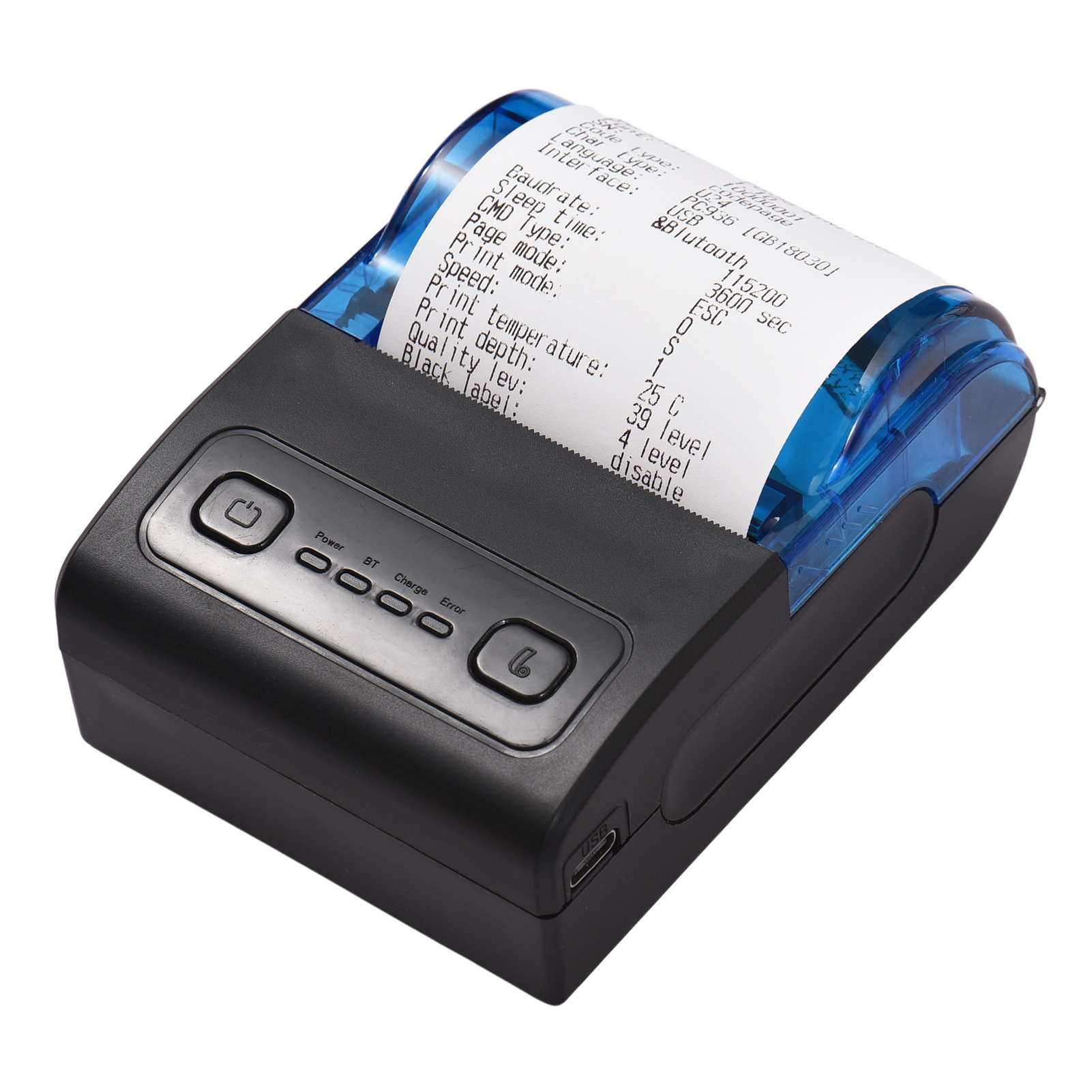 MPT-II Portable Mini Thermal P - Mini Pocket Thermal Printer Paper Roll recension och pris