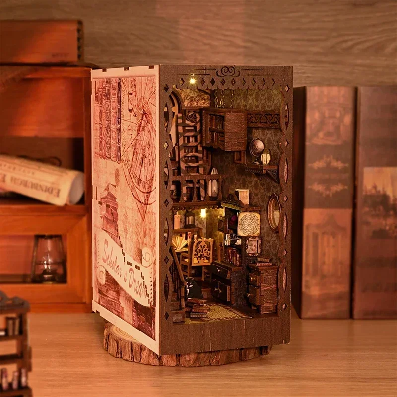 NEW DIY Wooden Book Nook Shelf - Diy Wooden Book Nook Kit Shelf Insert recension och pris
