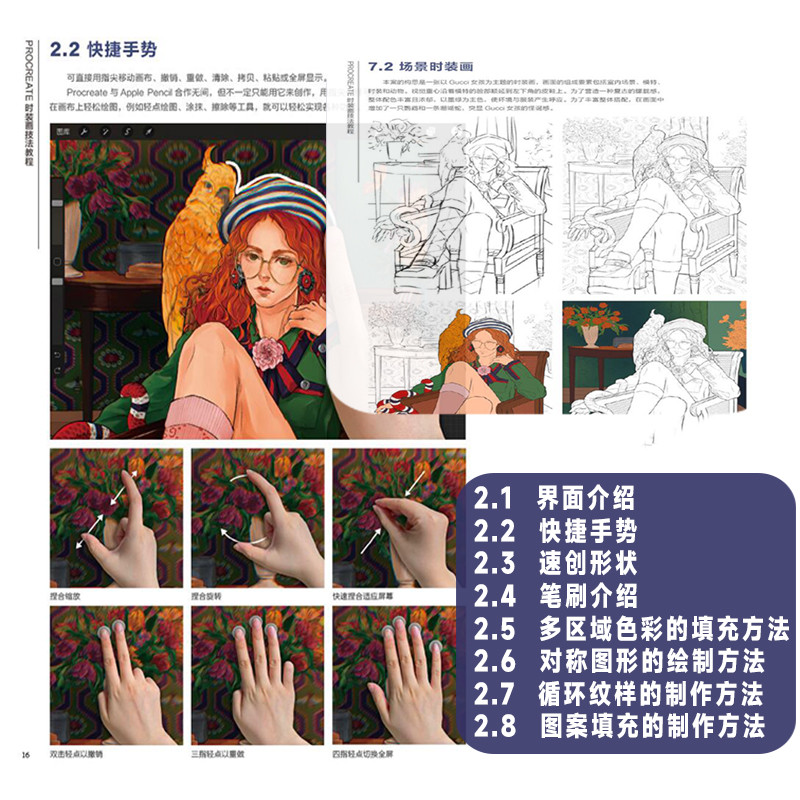 New Procreate Fashion Painting - Chinese Calligraphy Practice Book recension och pris
