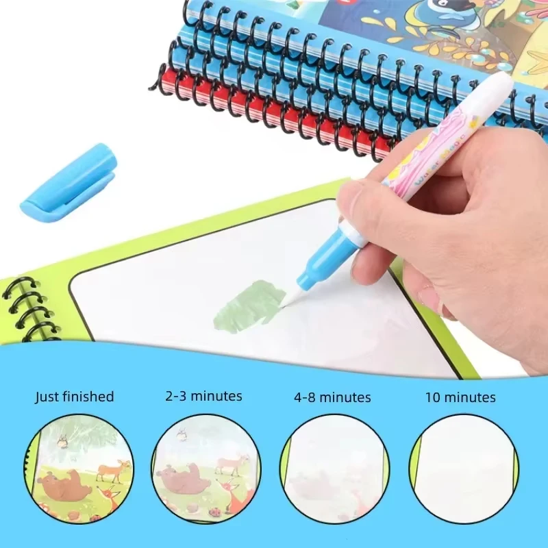 Reusable Painting Book Montess - Reusable Water Magic Coloring Book recension och pris