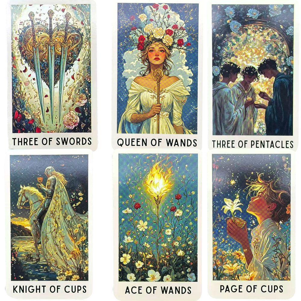 78 Enigmatic Bloom Tarot Cards - Tarot Deck With Guidebook recension och pris
